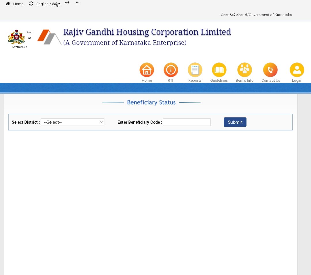 rajiv gandhi vasati yojana