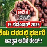 ಇಂದಿನ ಅಡಿಕೆ ಧಾರಣೆ