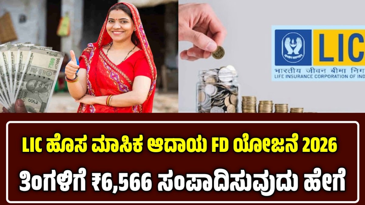 ಎಲ್‌ಐಸಿ ಹೊಸ ಮಾಸಿಕ ಆದಾಯ ಯೋಜನೆ 2026