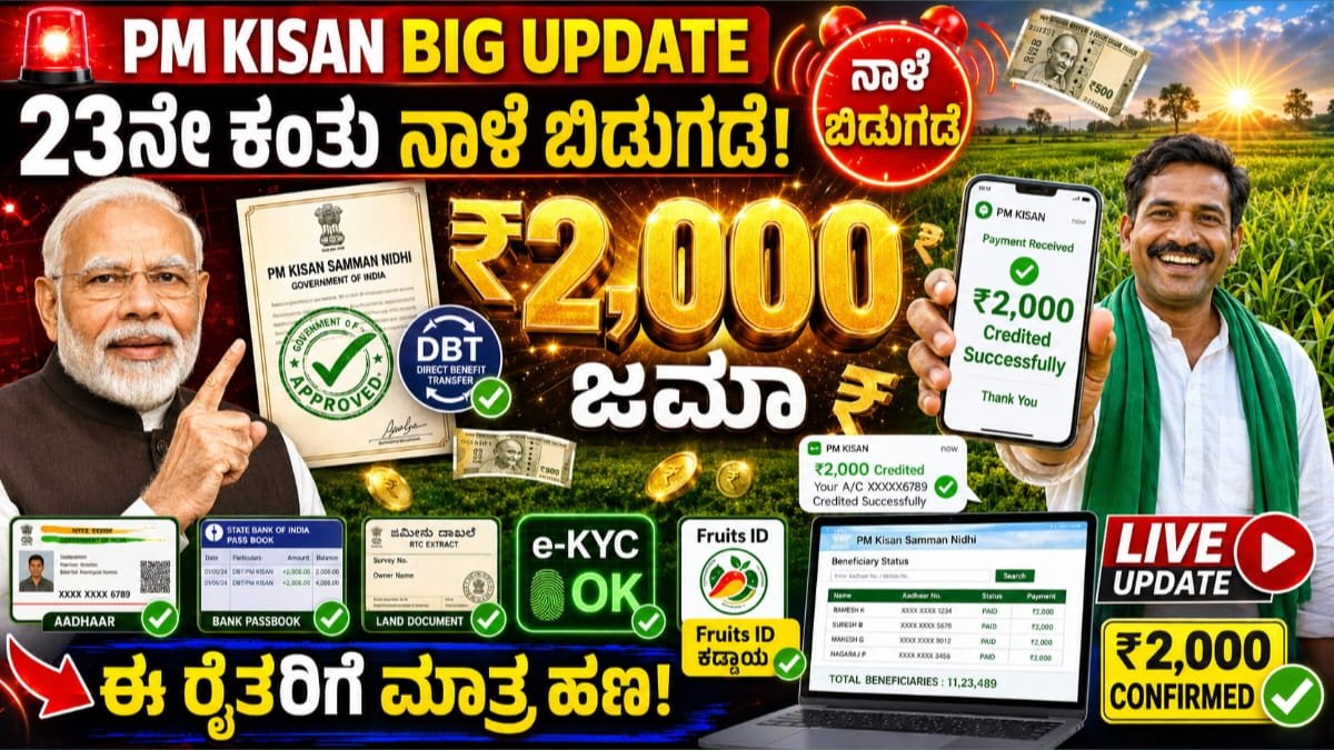 PM Kisan 23rd Installment